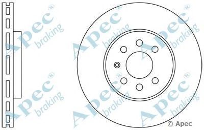 APEC BRAKING dsk2328 -  Тормозной диск